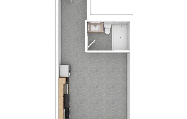 Studio, 1 bath, 370 sqft, $3,201