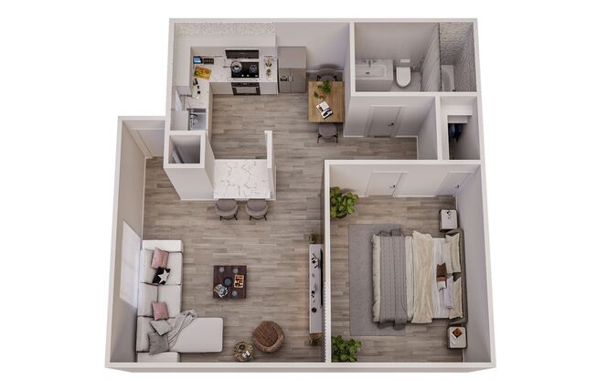1 bed, 1 bath, 650 sqft, $1,275, Unit 1013