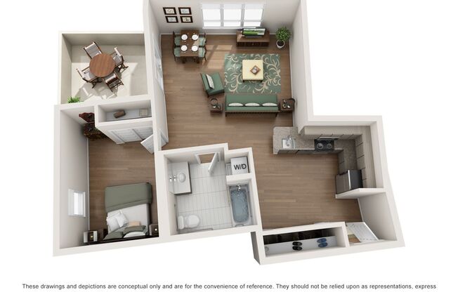 1 bed, 1 bath, 836 sqft, $2,490, Unit 531