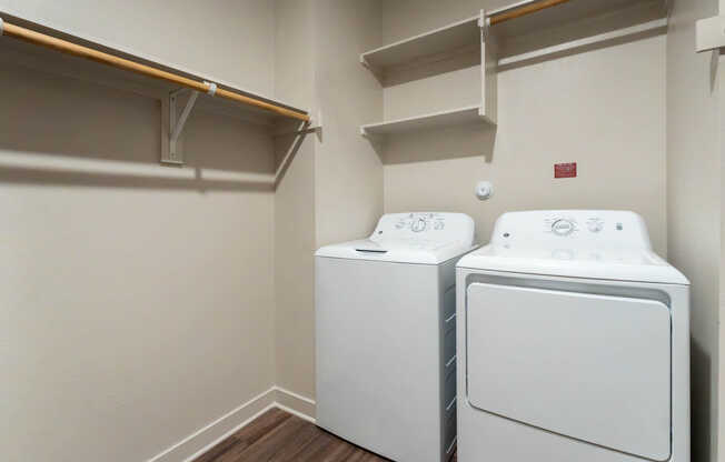 In-home Washer and Dryer