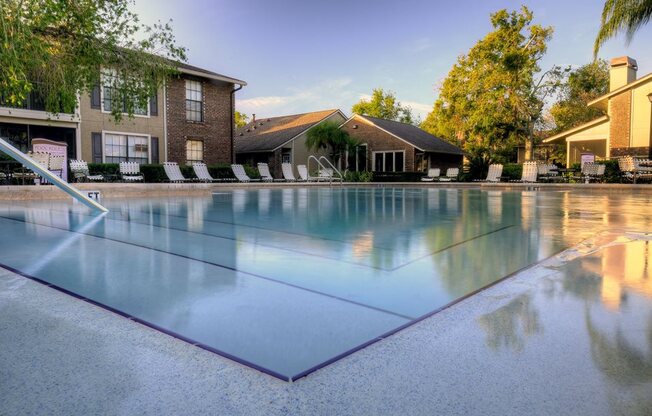 Pools are easily accessible from every Lincoln Shores apartment home.