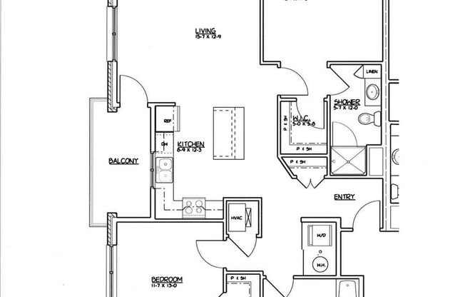 2 beds, 2 baths, 1,138 sqft, $1,715, Unit 2800-209