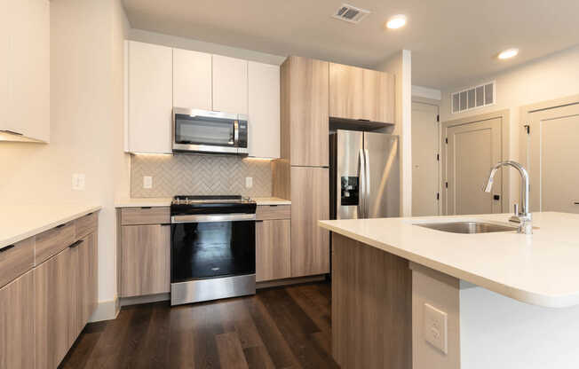 Kitchen with Stainless Steel Appliances