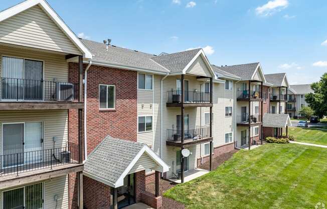 Property exterior at Northridge Apartments in Gretna, NE