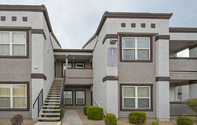 SW!! 2 Bedroom 2 Bath 2nd floor Condo!!! One Car Garage and One car Carport!! Gated!! Community Pool!! Spa!! Clubhouse!!