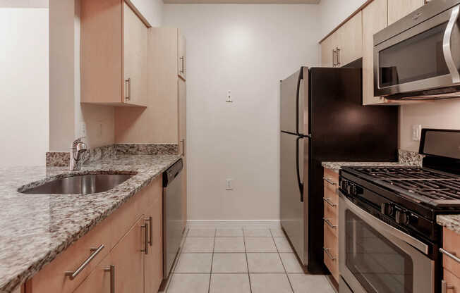 Kitchen with Stainless Steel Appliances