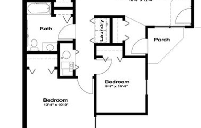 1 bed, 1 bath, 609 sqft, $1,295, Unit 1823-06
