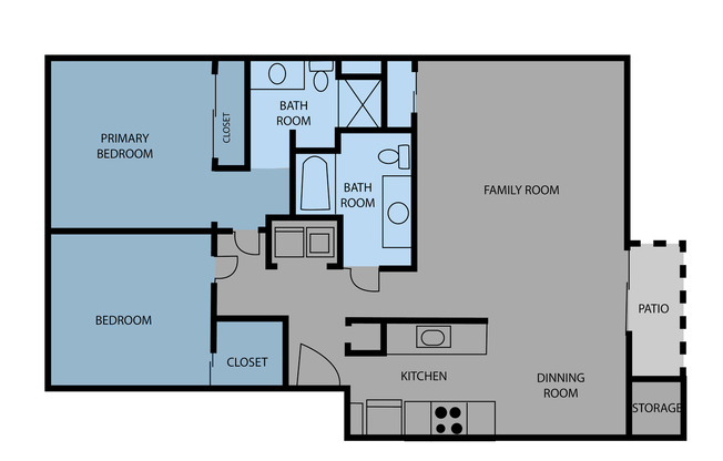 2 beds, 2 baths, 1,139 sqft, $1,649, Unit 182-120