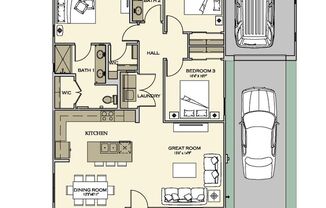 3 beds, 2 baths, 1,273 sqft, $2,410, Unit Unit 11