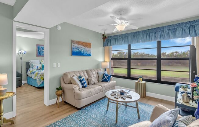 55+ Golf Views Furnished 2/2 Condo Annually or Seasonally