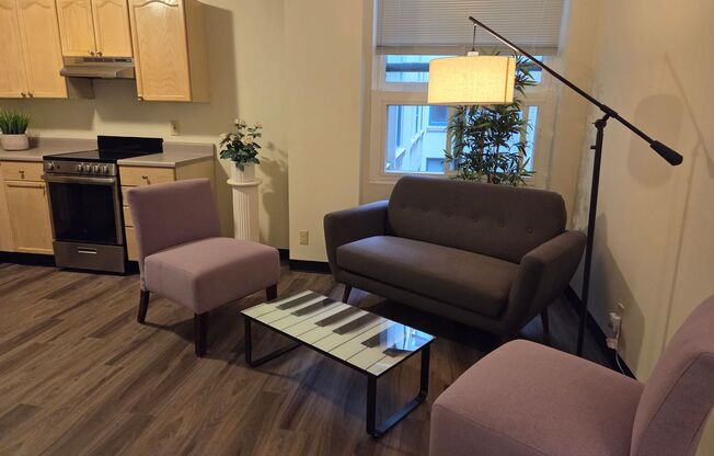 Studio, 1 bath, 370 sqft, $1,190, Unit 502