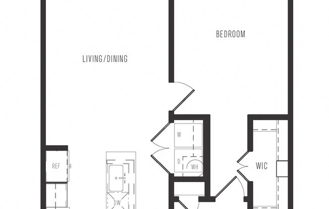 1 bed, 1 bath, 764 sqft, $1,583