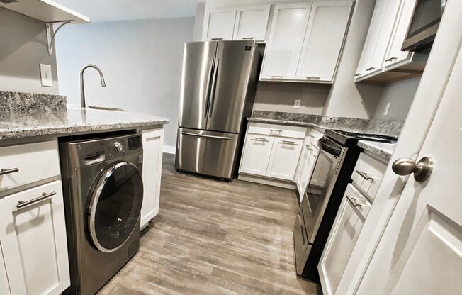 Washer Dryer Kitchen Remodel at Old Green Place Apartments, Integrity Realty LLC, Beachwood, OH