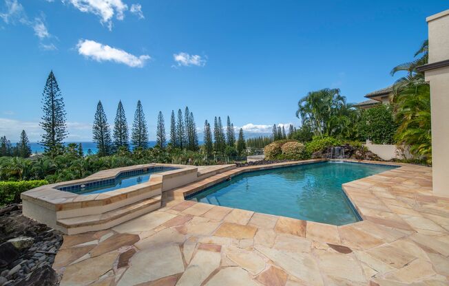 Luxury 3BR Kapalua Estate | Solar-Powered with Pool, Spa & Ocean Views