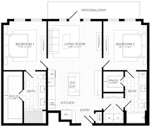 2 beds, 2 baths, 1,172 sqft, $3,666
