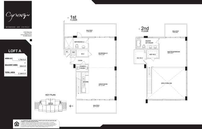 1 bed, 2.5 baths, 1,790 sqft, $6,200, Unit Unit 1001