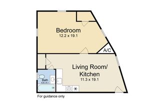 1 bed, 1 bath, 550 sqft, $1,095, Unit Apartment D