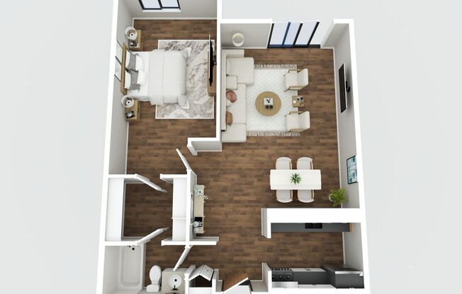 1 bed, 1 bath, 650 sqft, $1,199, Unit 122