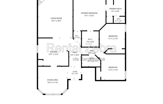3 beds, 2 baths, 1,616 sqft, $1,985