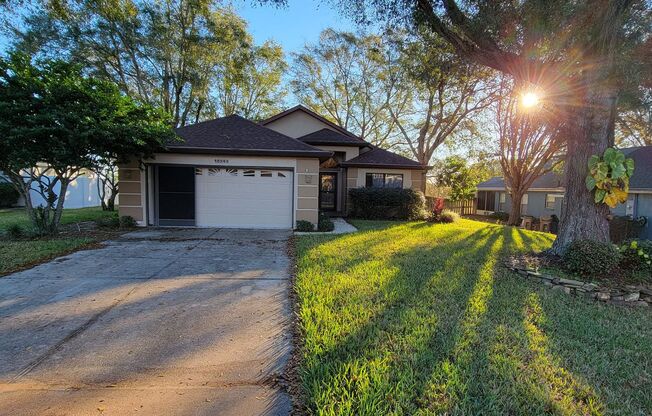 3 bed, 2 bath 1 car garage