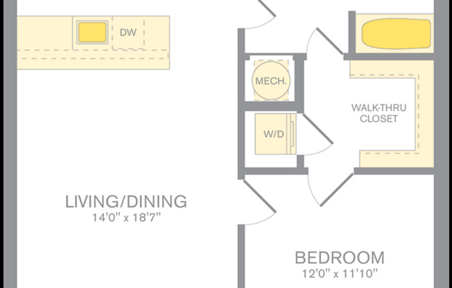 1 bed, 1 bath, 762 sqft, $4,000, Unit 111