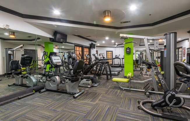 Fully Equipped Fitness Center at Oberlin Court, Raleigh, NC, 27605