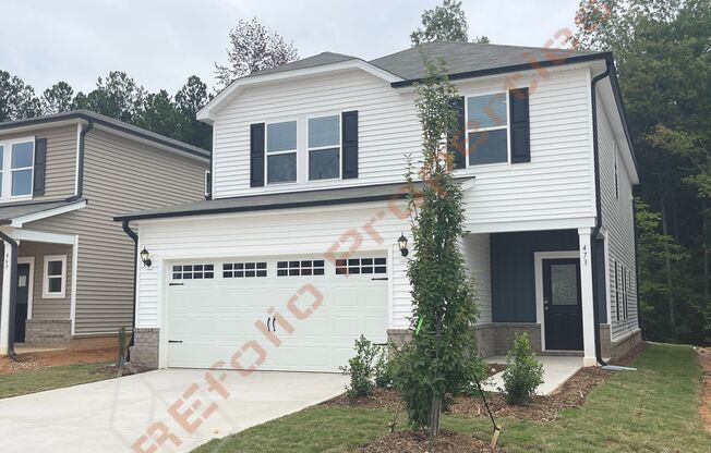 Brand new 4 Bedroom, 3 Bathroom, 1st Floor Guest Suite, Spacious Loft, Attached 2 Car Garage and Backyard in Oak Manor, Garner, Available Now!