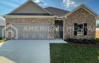 New Construction Home for Rent in Brookwood, AL!!! Sign a 13 month lease by 11/30/24 to receive 1 MONTH FREE!!