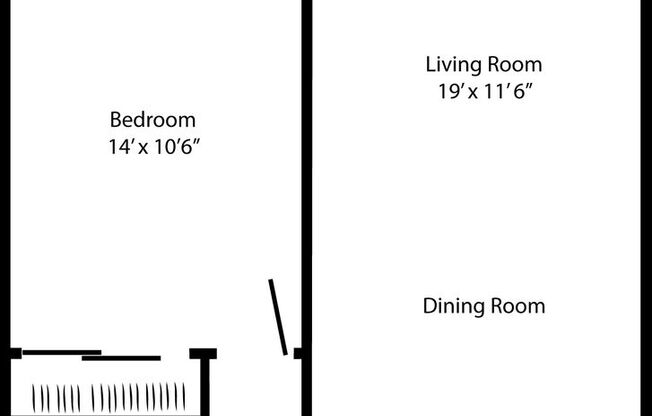 1 bed, 1 bath, 670 sqft, $1,300, Unit 1611304r