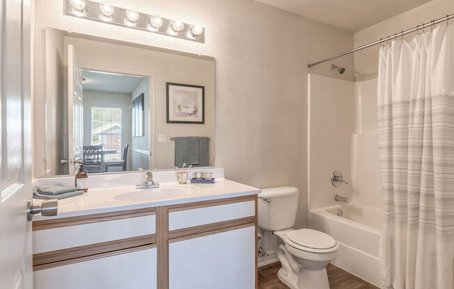 Luxurious Bathroom at Villas at Bailey Ranch Apartments, Owasso, Oklahoma