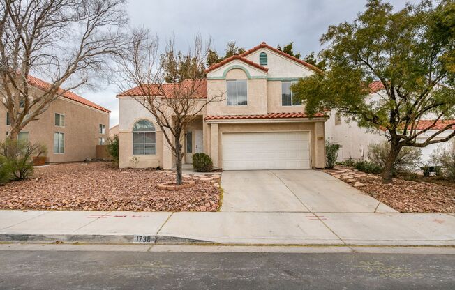 Beautiful 4-bedroom, 2.5-bath home in the highly desirable Green Valley/Henderson area!