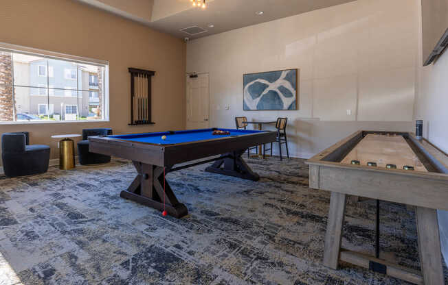 Resident Lounge with Billiard Table