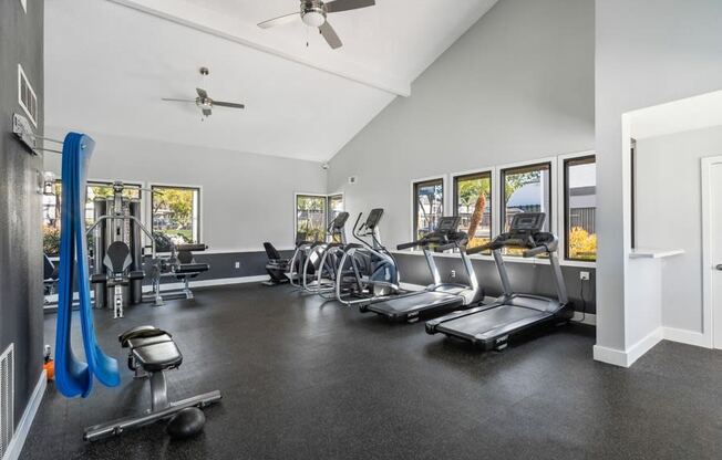 Fitness Center at The District Apartment Homes