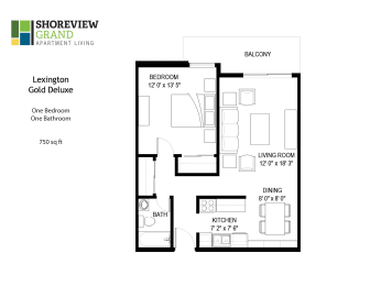 1 bed, 1 bath, 750 sqft, $1,295