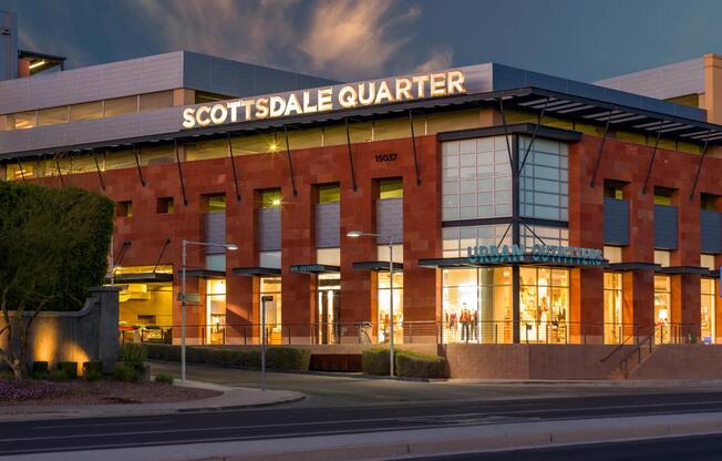 Experience upscale shopping at Scottsdale Quarter.