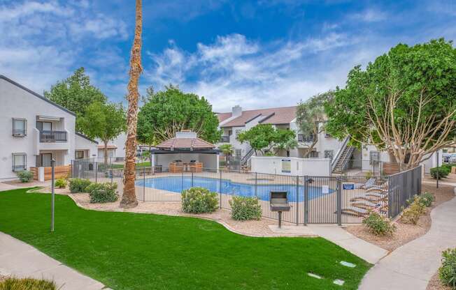 take a dip in the pool at villas at houston levee west apartments in cord