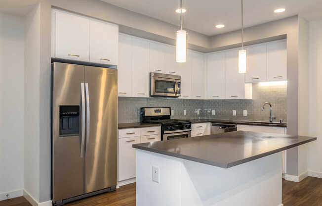 Kitchen with Stainless Steel Appliances