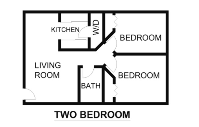 2 beds, 1 bath, 750 sqft, $900, Unit 2206-1