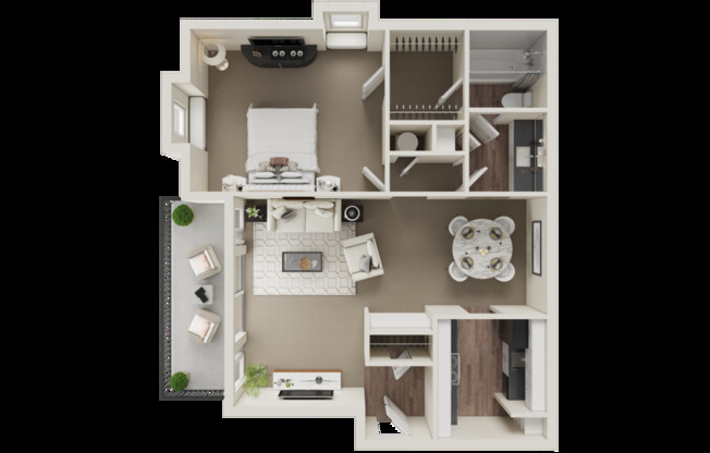 1 bed, 1 bath, 785 sqft, $1,325, Unit F08