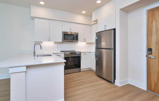 Kitchen with Stainless Steel Appliances