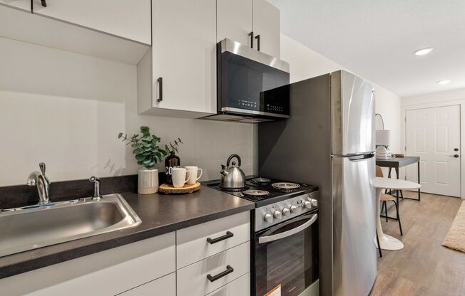 Studio, 1 bath, $625