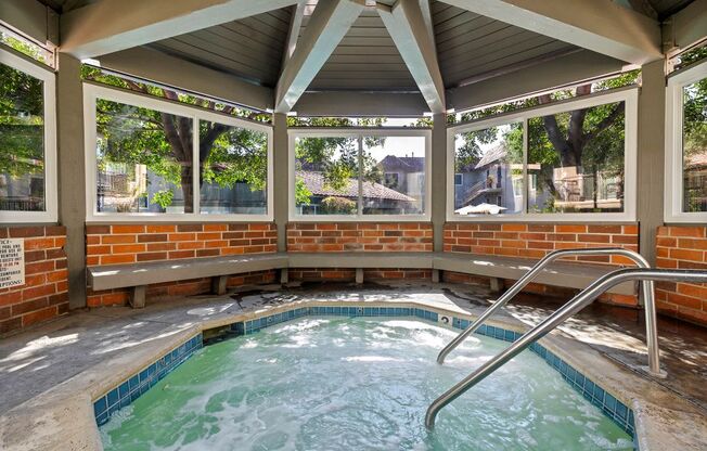 our apartments showcase a beautiful screened in porch