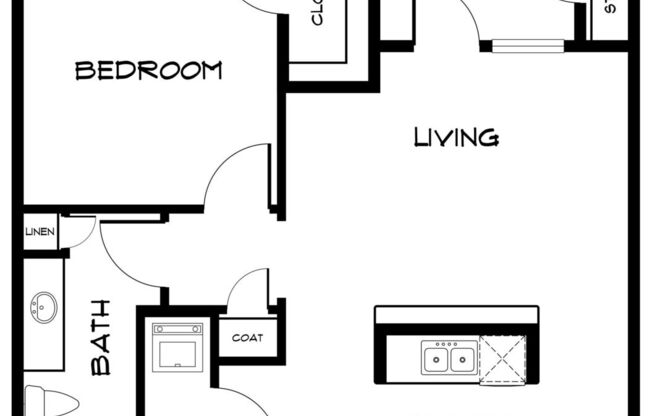 1 bed, 1 bath, 775 sqft, $1,141