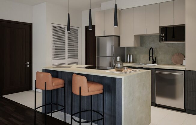 An interior picture of Lotus Cityline Apartments in Downtown Salt Lake City, Utah