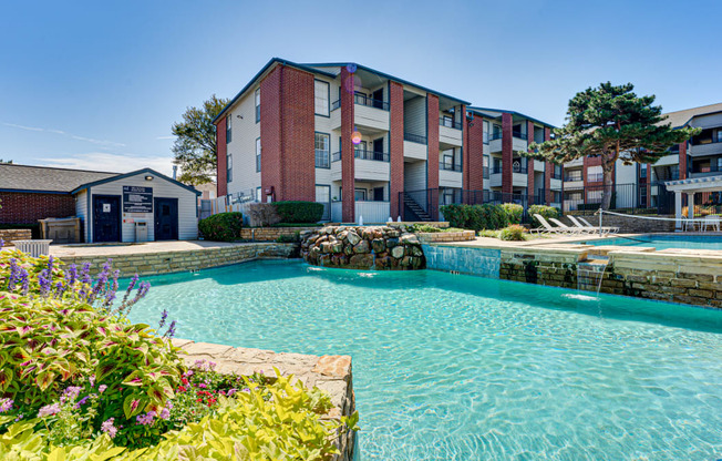 our apartments offer a swimming pool in front of our building