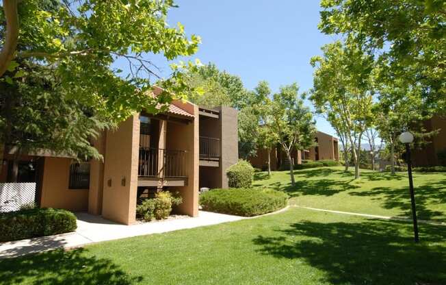 Beautifully maintained grounds at Acacia Gardens, New Mexico, 87111