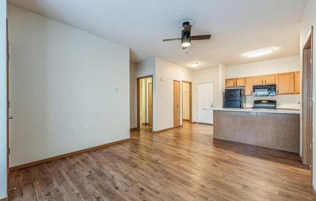 Wooden flooring at Zen Chaska, Minnesota, 55318