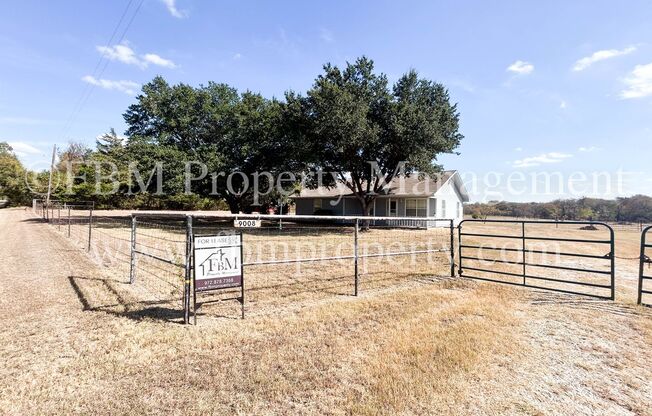 9008 NE County RD 2140 - Cute Country 3 Bedroom, 2 Bathroom Home located in Karens, TX on 1 Acre Lot.