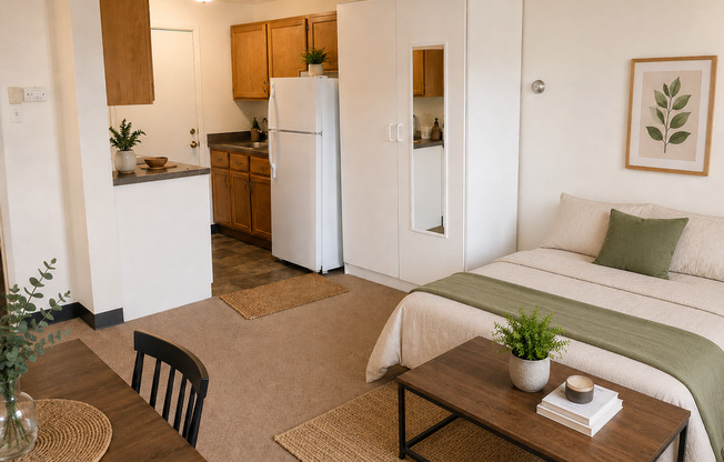 Studio, 1 bath, $1,099, Unit 126-3B