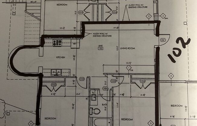 2 beds, 1 bath, 627 sqft, $2,299, Unit 45 Monarch Way Apt 102